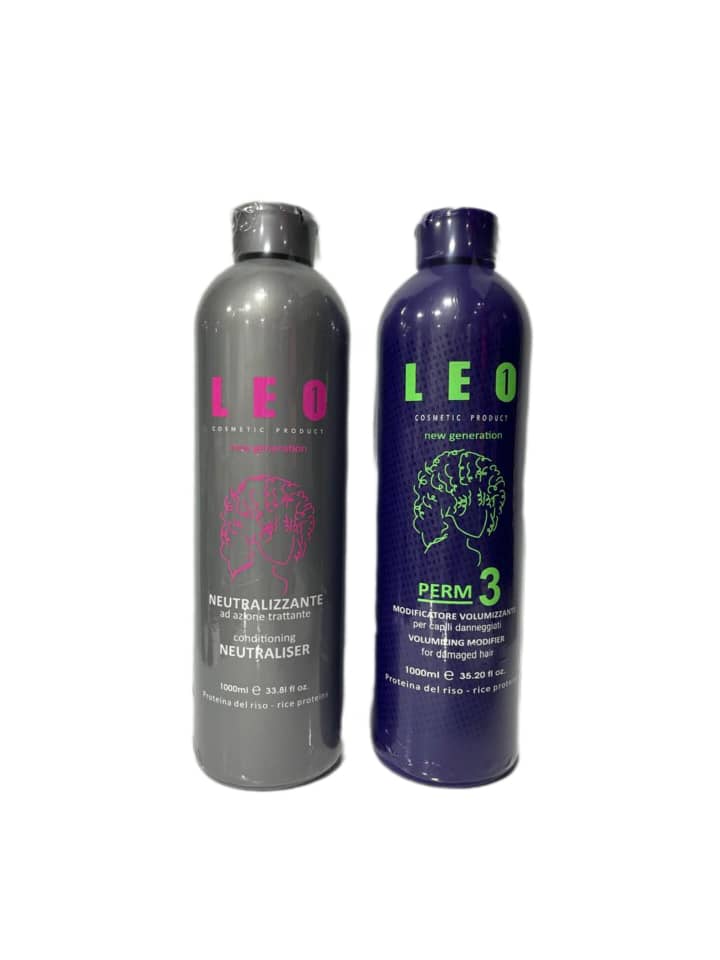 مواد فر دائم لئو شماره ۳ مخصوص موهای دکلره شده