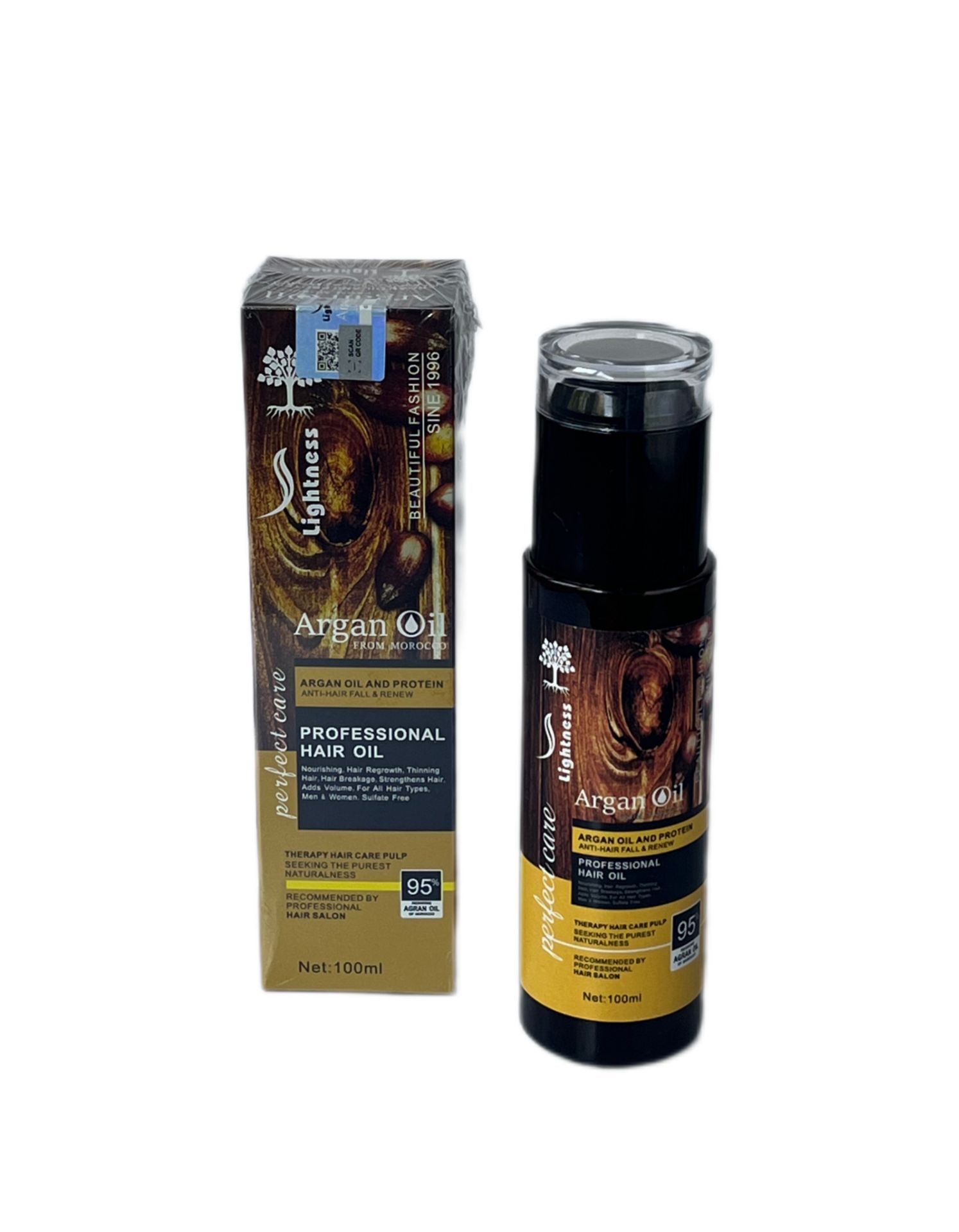 روغن آرگان لایتنس حجم 100 میل